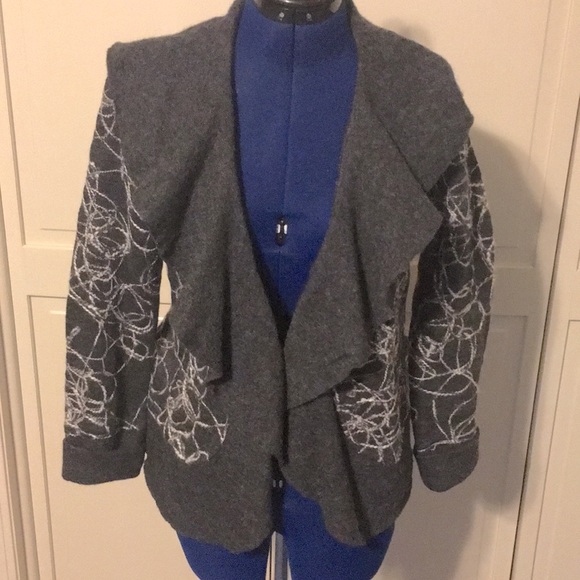 Willi Smith Sweaters - Beautiful Wool Embellished Sweater by Willi Smith